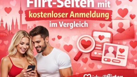Flirt-Seiten mit kostenloser Anmeldung im Vergleich 2026